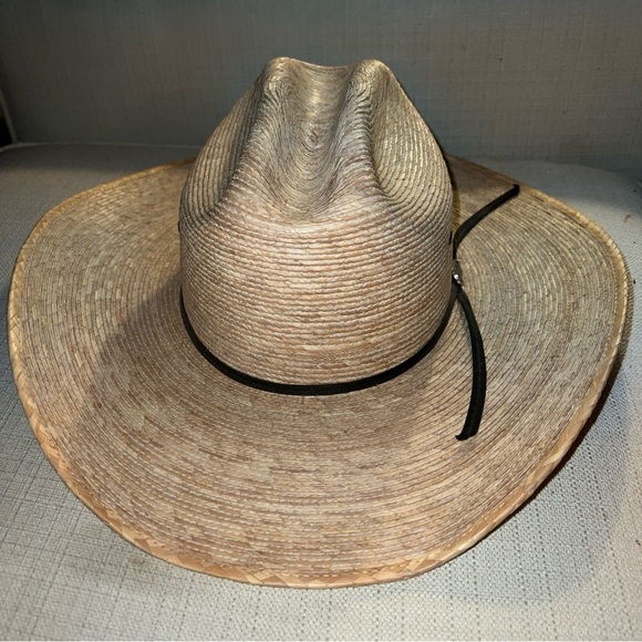 Justin Cowboy Hat 20X Straw Size 7 Mexico Milano Hat Co straw - Picture 3 of 9